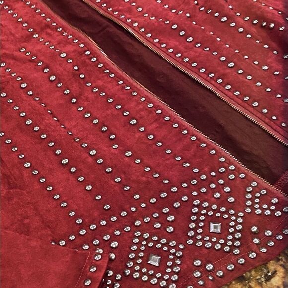 Freebird Vegan Suede Studded Jacket - Picture 10 of 16